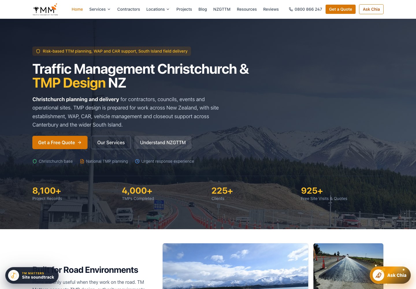 TM Matters website homepage